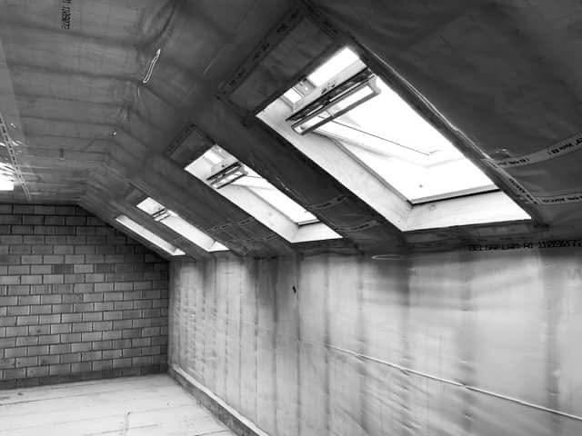Zolder omgebouwd tot leefruimte